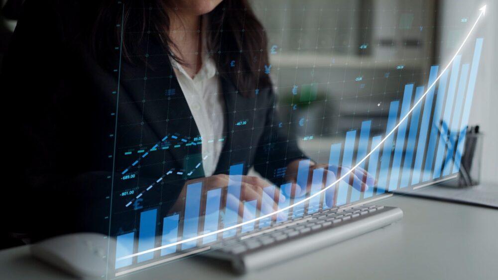 Business Bar Chart 1920 x 1080