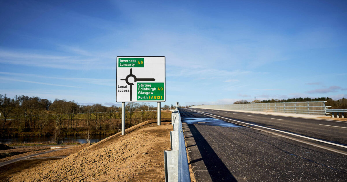 Destiny Bridge and the New Kingsway, Perth, Scotland - One Year On