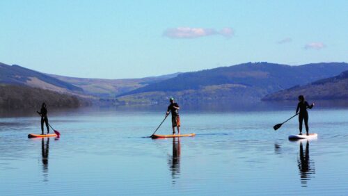 Paddle Surfers on Loch Tay
