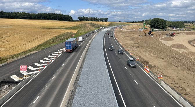 New, Realigned A9 Opens Ahead of Schedule in Cross Tay Link Road Project